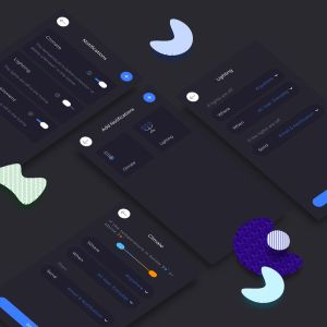 智能家居APP提示信息界面设计模板 Smart Home Notifications Mobile Ui v.2