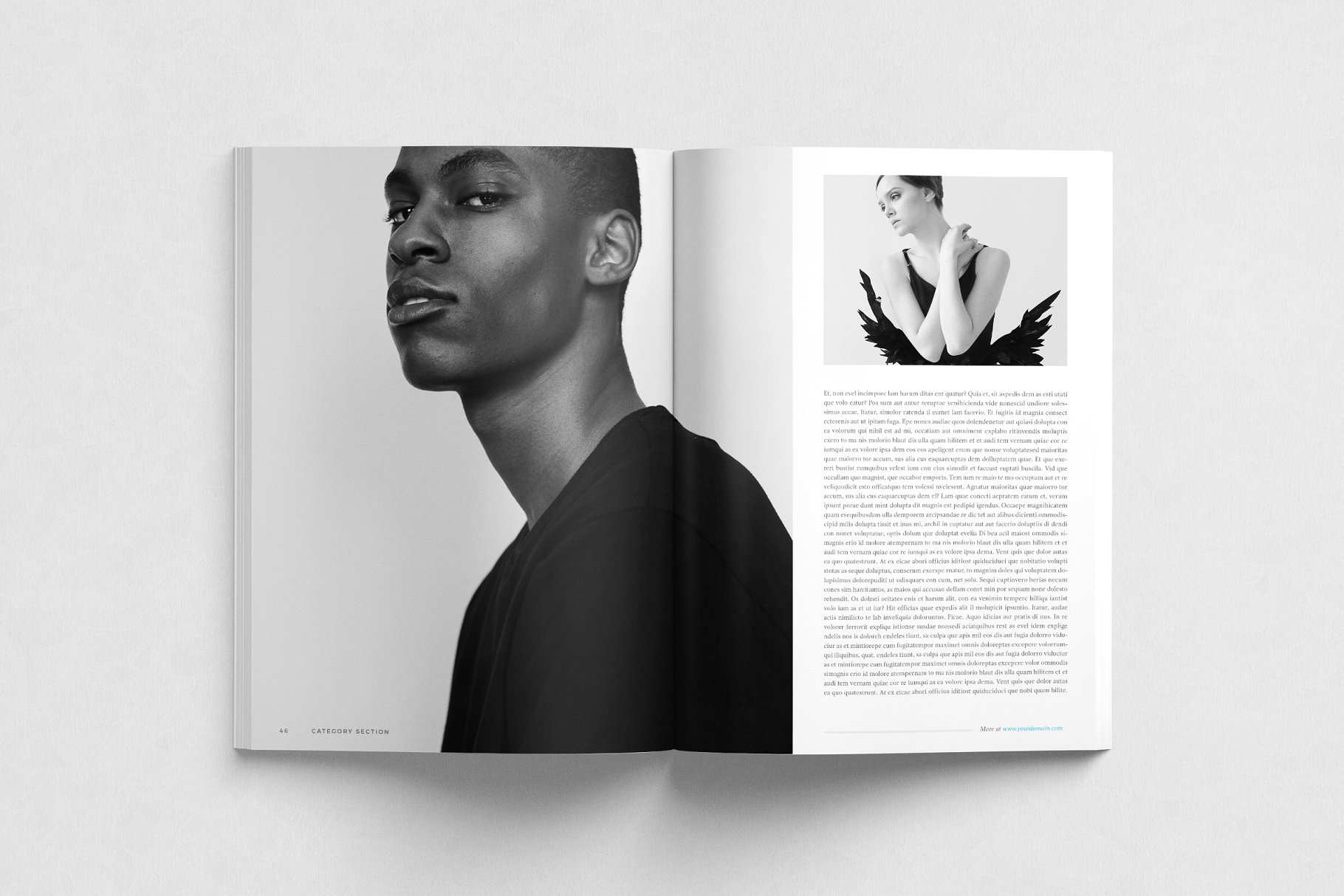 纽约风格杂志模板 New York Magazine Template