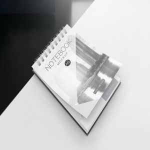 A6活页笔记本/记事本样机 A6 Spiral Notebook Mockups