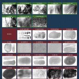 漫画手绘设计必备ps笔刷the Cartoonist Brushes 一流设计网