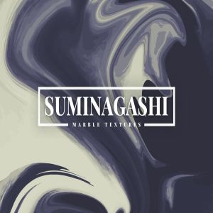 抽象流体颜料绘画艺术大理石纹理素材 Suminagashi Marble Textures