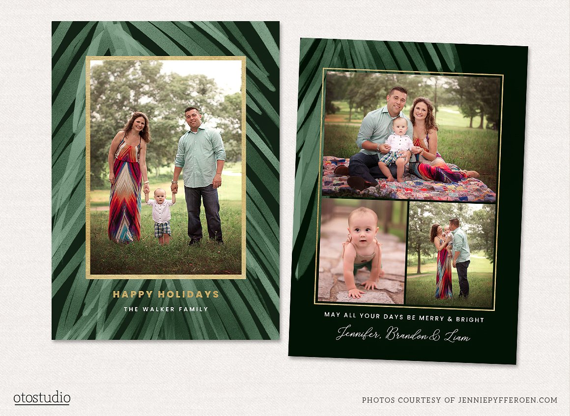 圣诞节日贺卡制作模板 Christmas Card Template CC201