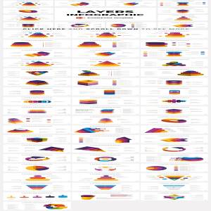 现代，干净多用途的PPT信息图表包