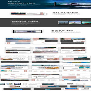 杂志风格排版丰富的时尚PPT模版[PPTX,KEY]