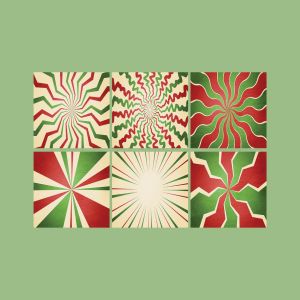 20张圣诞节射线几何图形背景图素材 20 Christmas Ray Background