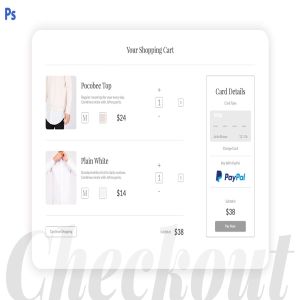 网站支付结算页面设计UI模板 Checkout Page