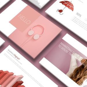 商业/电子商务/市场营销计划书演示PPT模板 NELLO Powerpoint Template