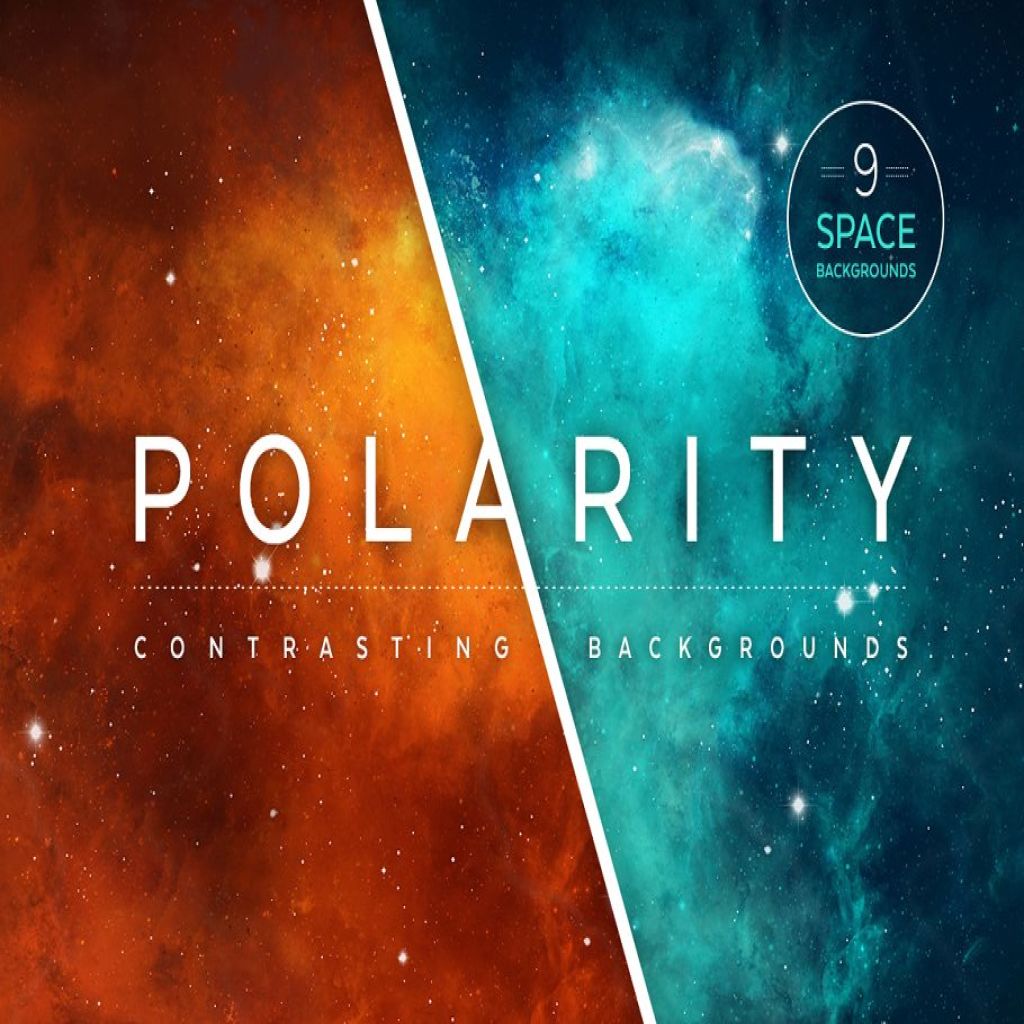 9种多彩高分辨率对立二元空间背景polarityspacebackgrounds