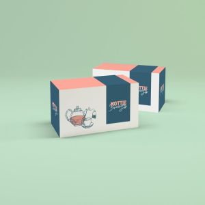 茶包包装盒设计样机模板 Multipurpose Box Packaging Mockup