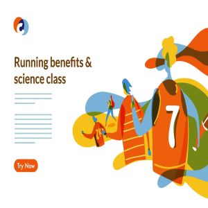 跑步体育运动网站设计概念插画 Running