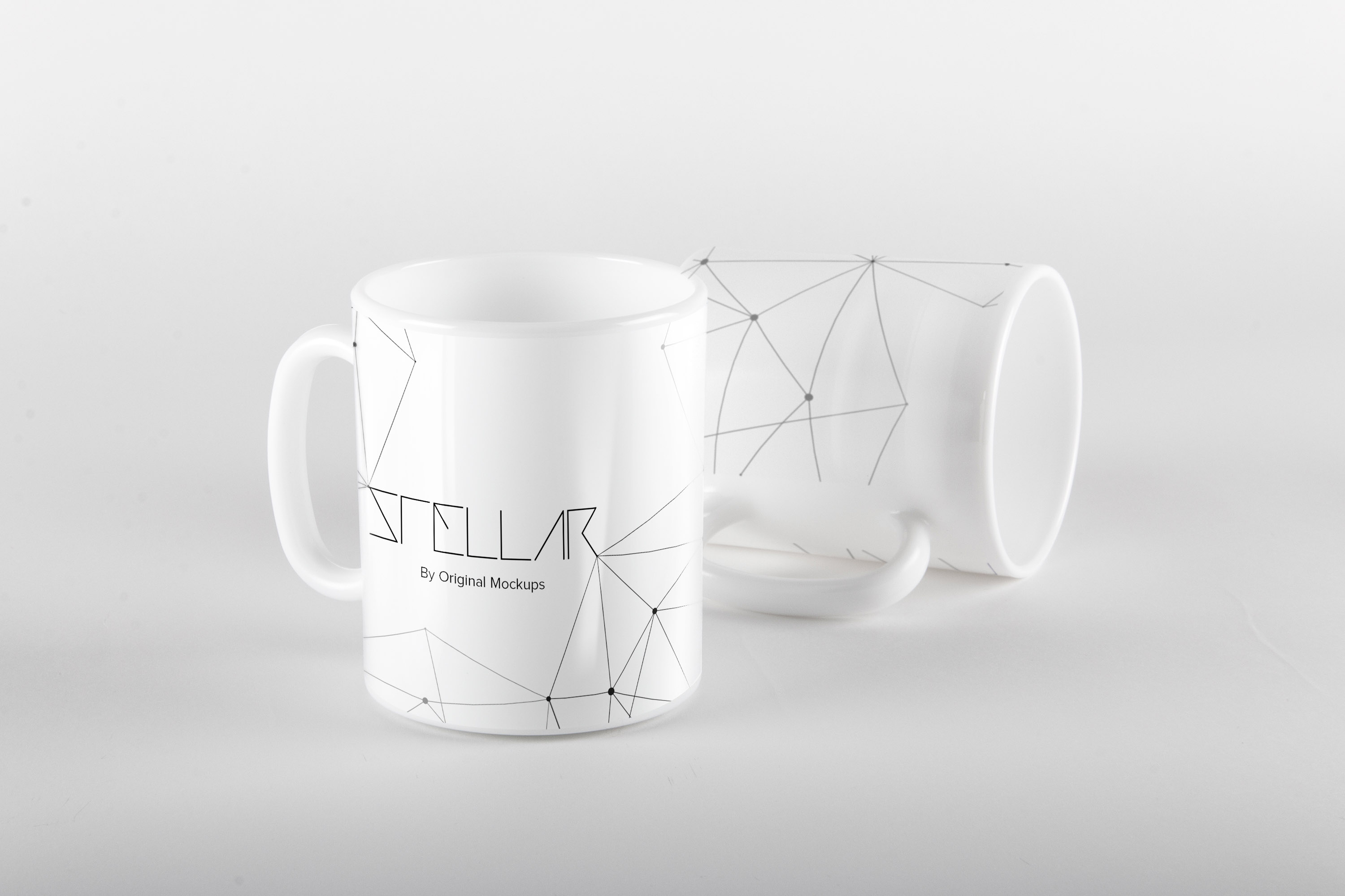 马克杯外观图案设计展示样机01 Mug Mockup 01