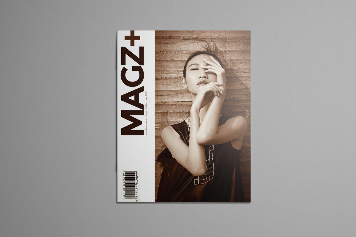 美国信纸规格时尚杂志宣传册样机 US Letter Brochure Mockups