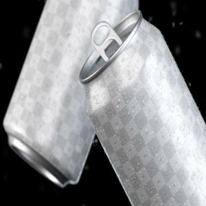 可乐汽水罐易拉罐设计样机模板04 355ml Soda Can Mockup 04