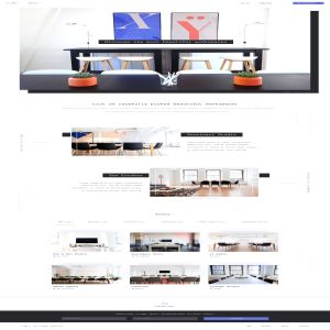 创意工作室/办公室展示页面模板 Inspiring workspaces – landing page (.sketch)