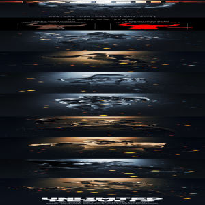 炫酷添加粒子光斑效果电影海报PS动作 Mythic Photoshop Action