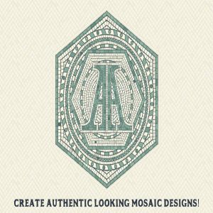 古罗马马赛克瓷砖图案AI笔刷 Mosaic Maker – Brushes & Patterns插图2
