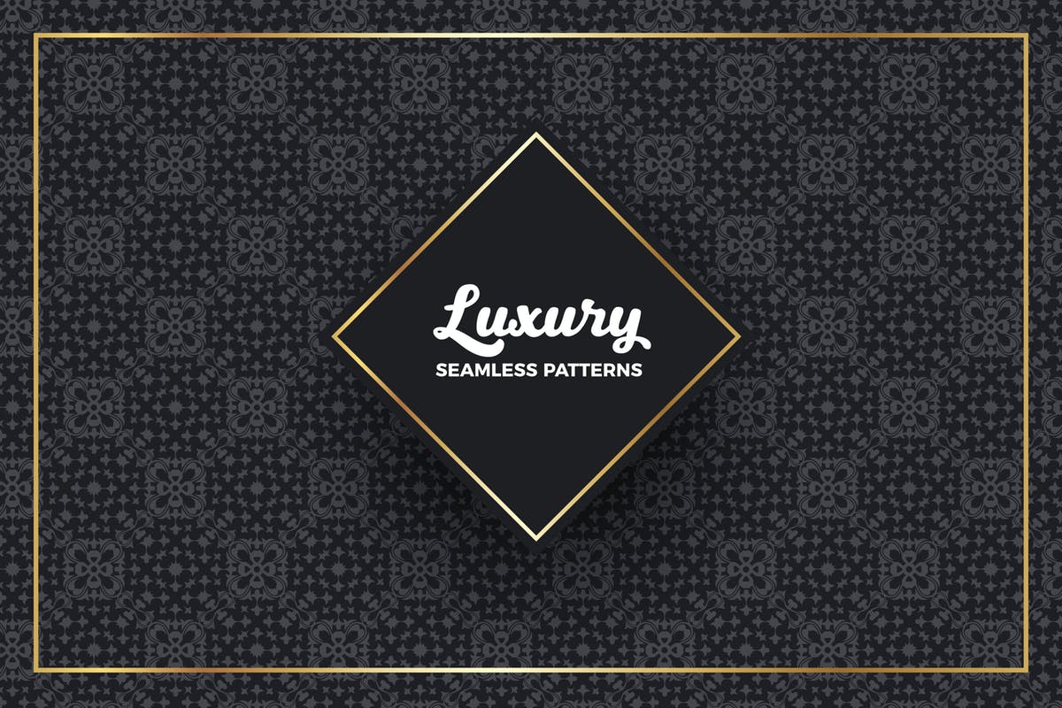 14款优雅包装设计印花无缝图案 14 Elegant Seamless Patterns