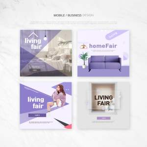 时尚家居生活设计模板