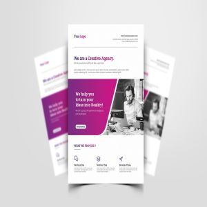 极简创意商业传单&公司传单设计模板 Business Flyer