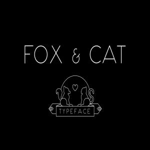 英文无衬线细线字体 Fox & Cat Typeface