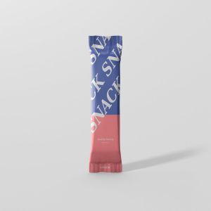 小吃/零食塑料袋包装样机模板 Snack Bar Mockup