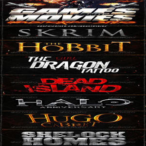 大片感觉的photoshop字体图层样式下载[PSD]