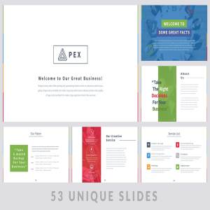 极简风格清爽的商务PPT模板–Apex [pptx]