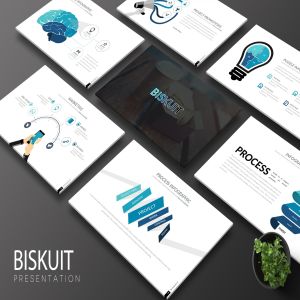 公司业务简介Keynote演示文稿设计模板 Biskuit – Keynote Template
