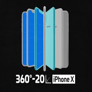 极简主义 iPhone X 样机模板 Minimal iPhone Mockup