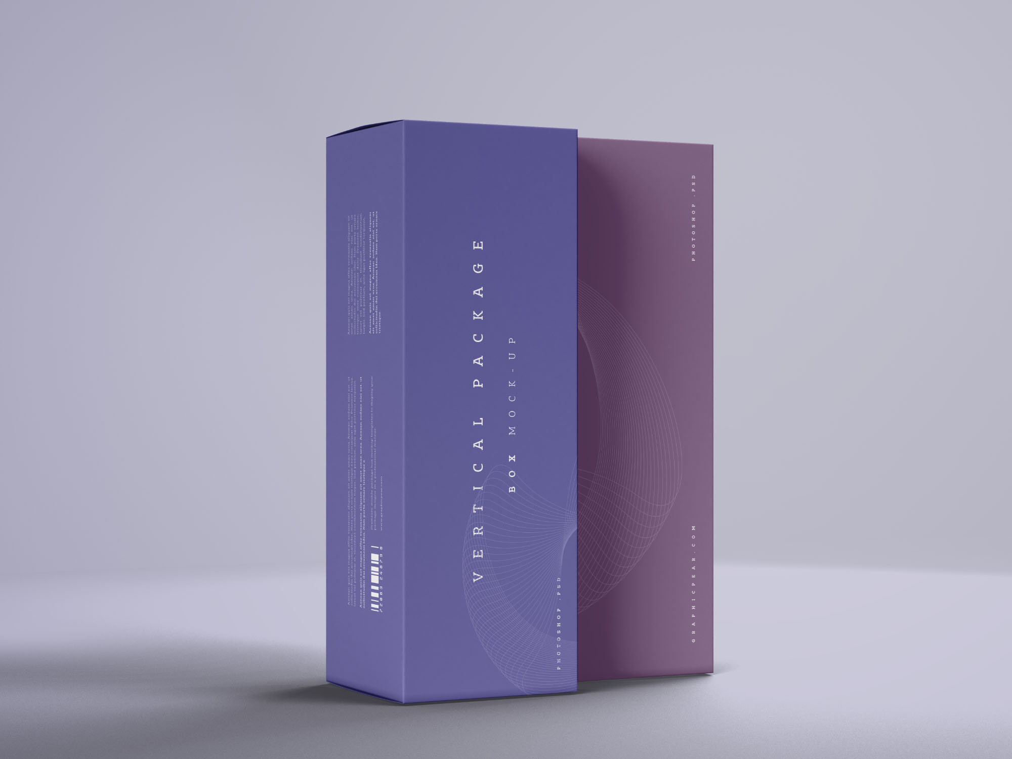 长方形保温杯包装盒设计展示样机模型[PSD]