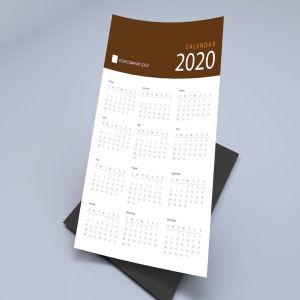 极简主义纯色设计2020年历日历设计模板 Creative Calendar Pro 2020插图5