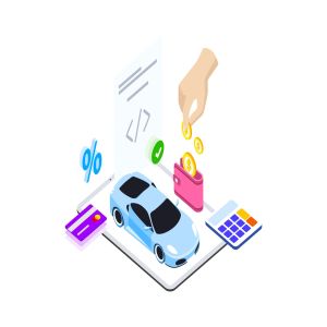 区块链技术智能合约概念插画素材v15 Smart Contract on Blockchain Isometric 15 – TU