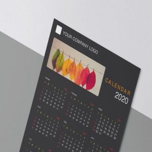 简约优雅设计风格2020年历日历设计模板 Creative Calendar Pro 2020插图2