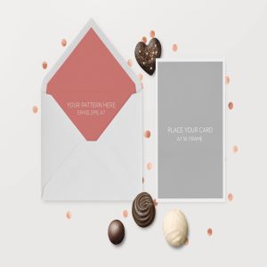 邀请函贺卡邀请卡设计预览样机模板 Invitation Greeting Cards Love Holidays Mock-Up