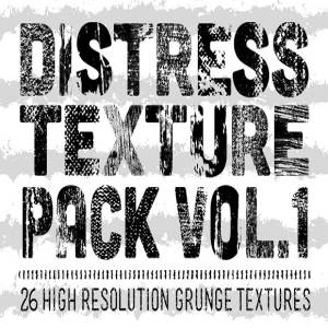 手工制作墨印印刷纹理v1 Distress Texture Pack Vol. 1