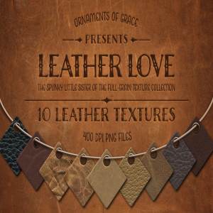 10款真皮皮革纹理 Leather Love – 10 Leather Textures