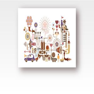 花卉节矢量插画设计素材 Flower Festival vector illustration