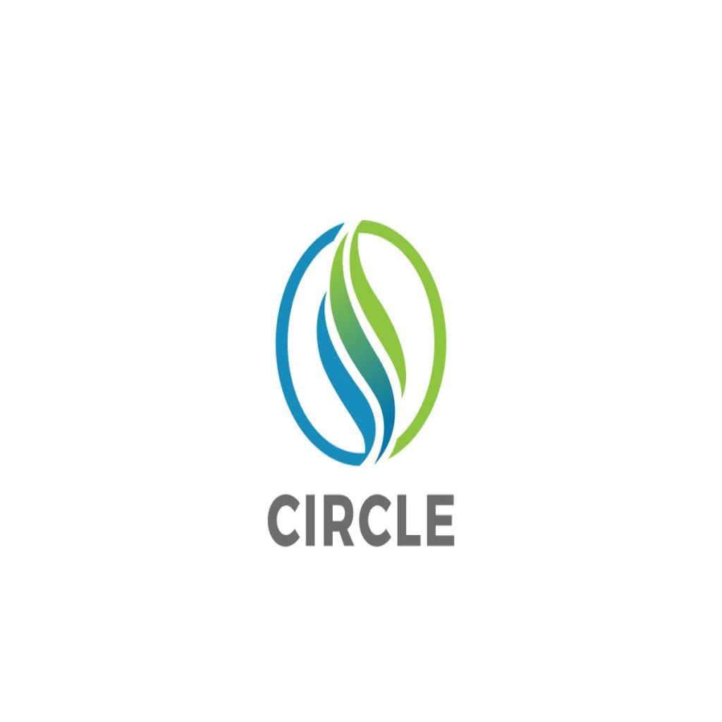 抽象圆形图案Logo模板 Logo Circle Abstract Wave插图