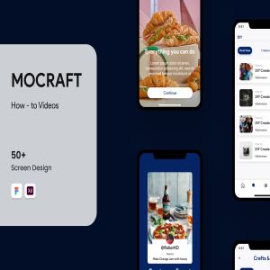 一流设计素材网下午茶：视频类品牌APP UI KIT套装下载[XD,fig]