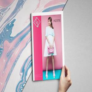 时尚的适合展示类的产品画册手册杂志楼书设计模板（indd）