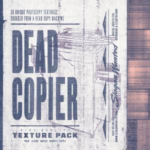 复印机影印纹理素材包 Dead Copier Photocopy Texture Pack