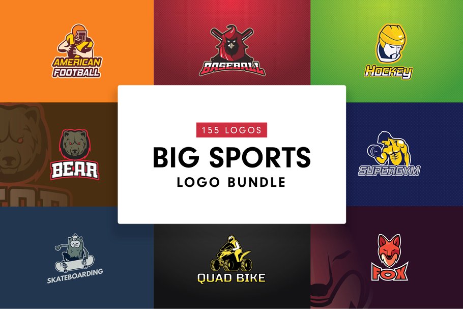 体育运动主题Logo模板合集 Sport Logo Bundle