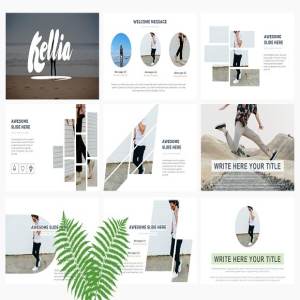 时尚动感PPT模板下载 Kellia[pptx]