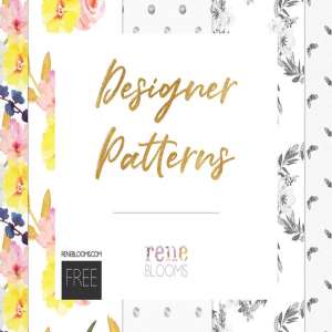 水彩花卉图案集 Free Watercolor Floral Patterns