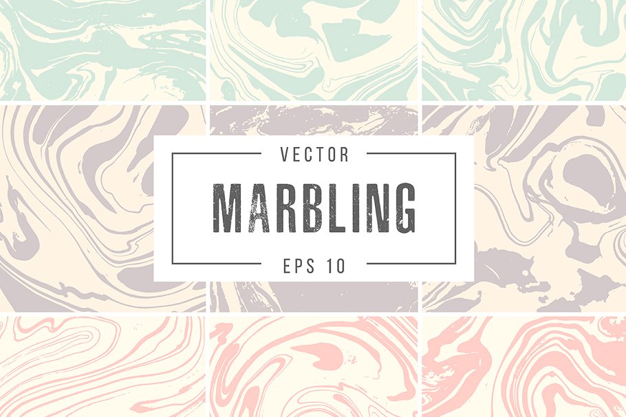 抽象大理石纹理背景素材 Abstract marble backgrounds