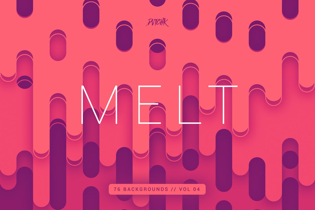 76款抽象圆形背景v6 Melt | Rounded Backgrounds | Vol. 04 Melt | Abstract Rounded Backgrounds | Vol. 04