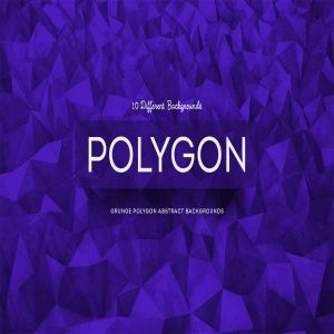 立体几何多边形抽象背景素材 Grunge Polygon Abstract Backgrounds