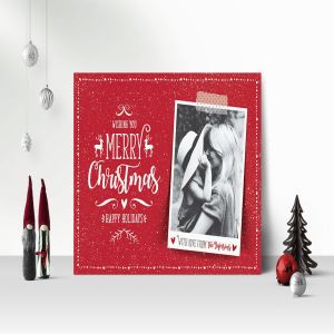 圣诞节照片贺卡设计模板 Christmas Photo Card