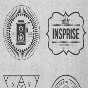 复古风格矢量徽章&Logo模板 Vintage Style Badges and Logos插图4