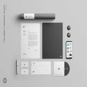 企业品牌VI视觉设计展示办公用品样机套件PSD模板 Stationery Branding & Identity Mockup – PSD